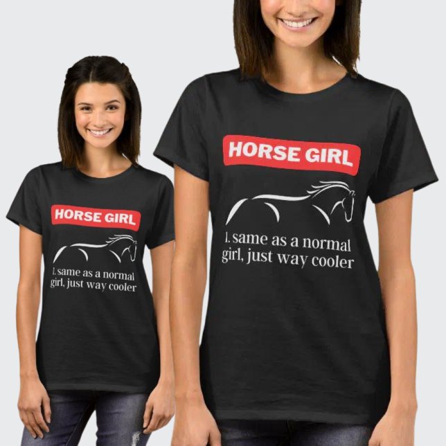 Pferdeschlitten, Funny Horseback Reiten Lover T-Shirt (Von Creator hochgeladen)