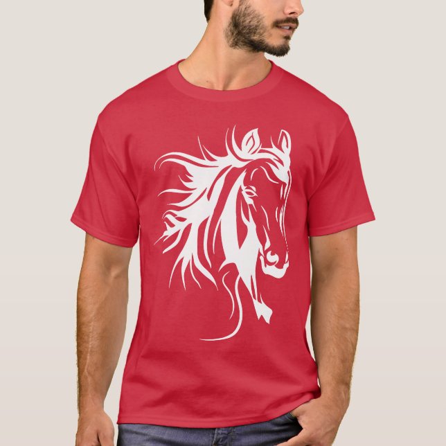 Pferdeschlittengeschenk T-Shirt (Vorderseite)
