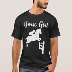 Pferdeschlittenshow Jumping Reitsport Reitsport Re T-Shirt