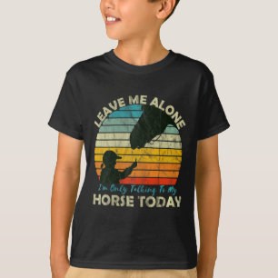 Pferdeschmädchen Teenager für Reiten und Reiten T-Shirt