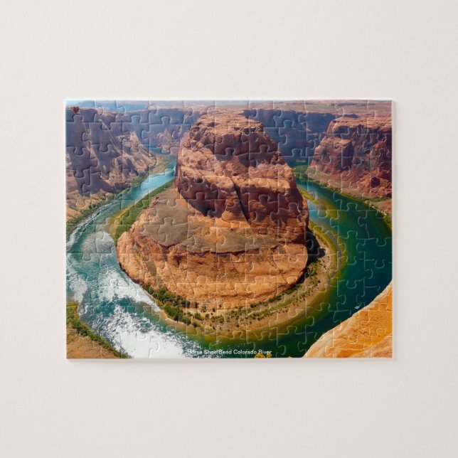 Pferdeschuh Bend Colorado River Jigsaw Puzzle (Horizontal)