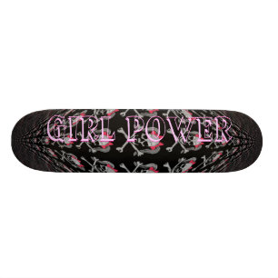 Pferdeschwanzschädel-Fliesen-Skateboard Skateboard