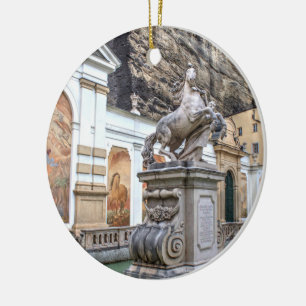 Pferdeschwemme Salzburg Österreich Keramik Ornament