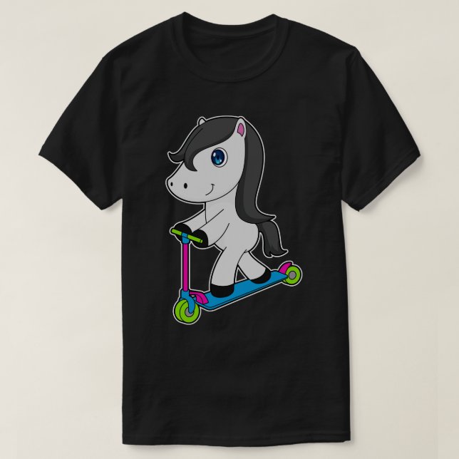 PferdeScooter T-Shirt (Design vorne)