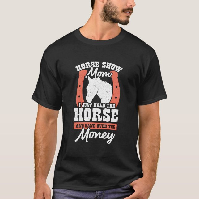 Pferdeshow-Mutter T-Shirt (Vorderseite)