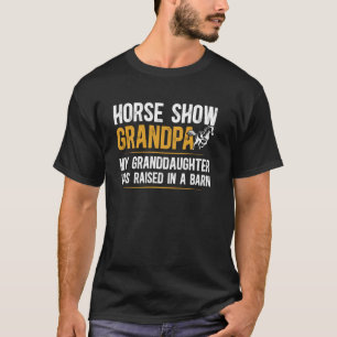 Pferdeshow Opa Lustiger Reitsport Großvater T-Shirt