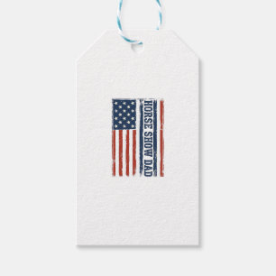 Pferdeshow-Vater Amerikanische Flagge Vintage-Shir Geschenkanhänger