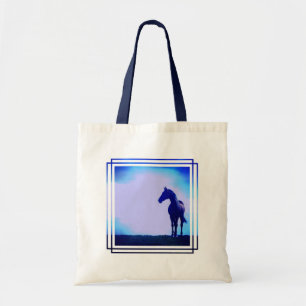 PferdeSilhouette-Entwurfs-Taschen-Tasche Tragetasche