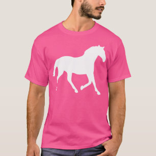 Pferdesilhouette Pferdeliebhaber T-Shirt