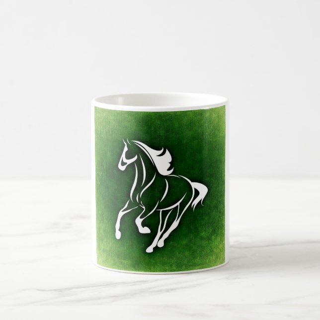 PferdeSilhouette Tasse (Mittel)
