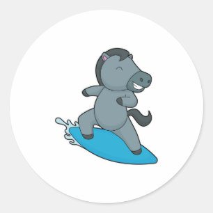 Pferdesport Runder Aufkleber