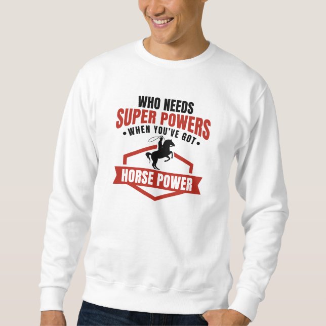 Pferdestärke Sweatshirt (Vorderseite)