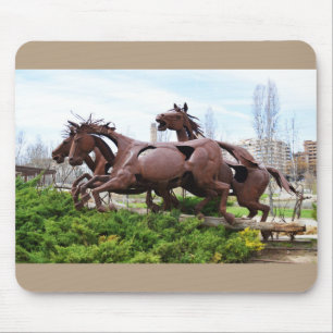 Pferdestatue Mousepad