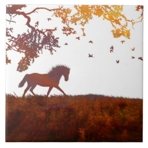 Pferdestelle, moderne Minimalistische Abstrakte Er Fliese