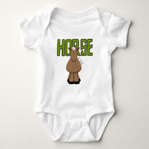 Pferdet-shirts und -geschenke baby strampler