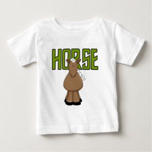 Pferdet-shirts und -geschenke baby t-shirt