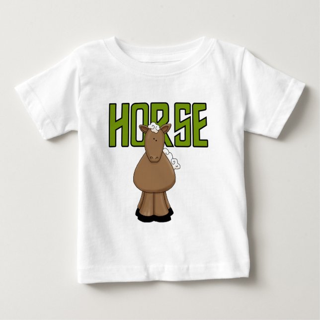 Pferdet-shirts und -geschenke baby t-shirt (Vorderseite)