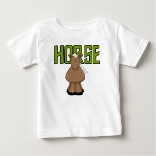 Pferdet-shirts und -geschenke baby t-shirt