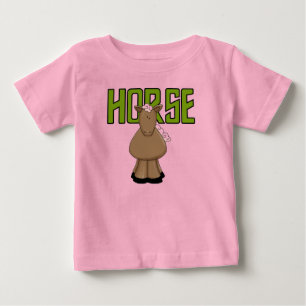 Pferdet-shirts und -geschenke baby t-shirt