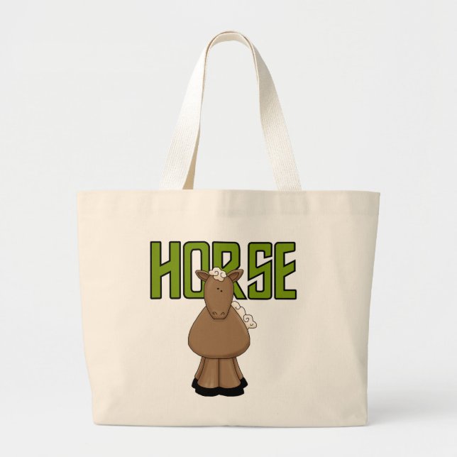 Pferdet-shirts und -geschenke jumbo stoffbeutel (Vorne)