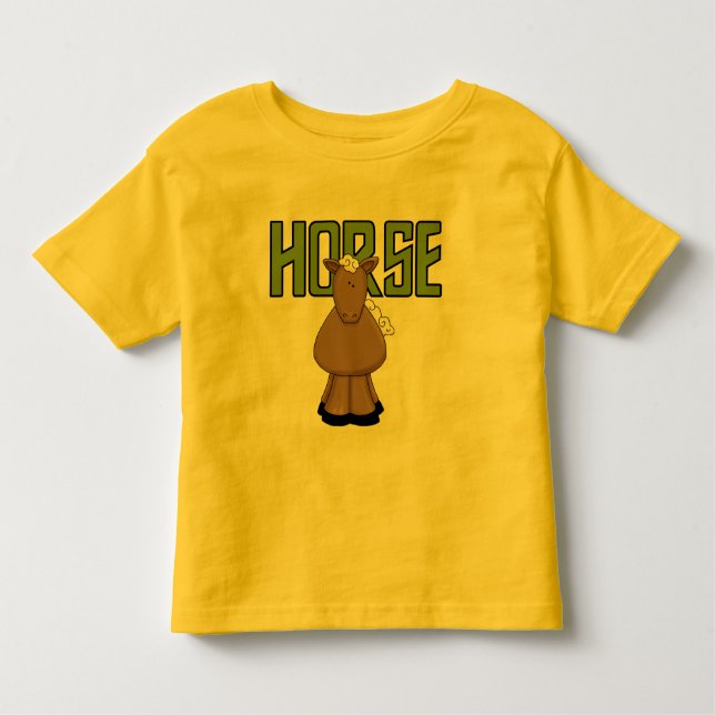 Pferdet-shirts und -geschenke kleinkind t-shirt (Vorderseite)