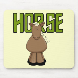 Pferdet-shirts und -geschenke mousepad
