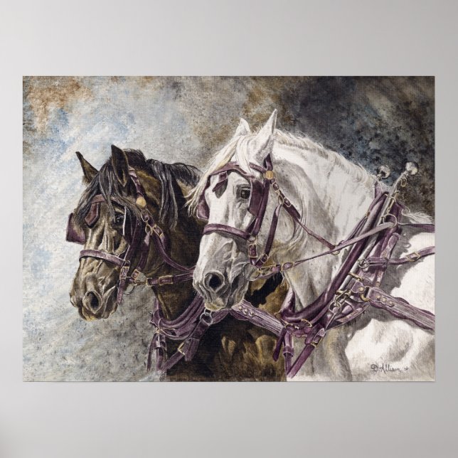 Pferdeteam Poster (Vorne)