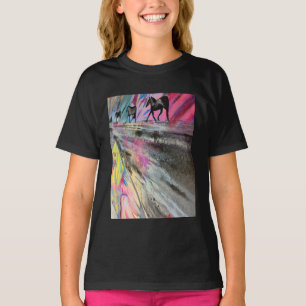 Pferdethema in den klaren Farben T-Shirt
