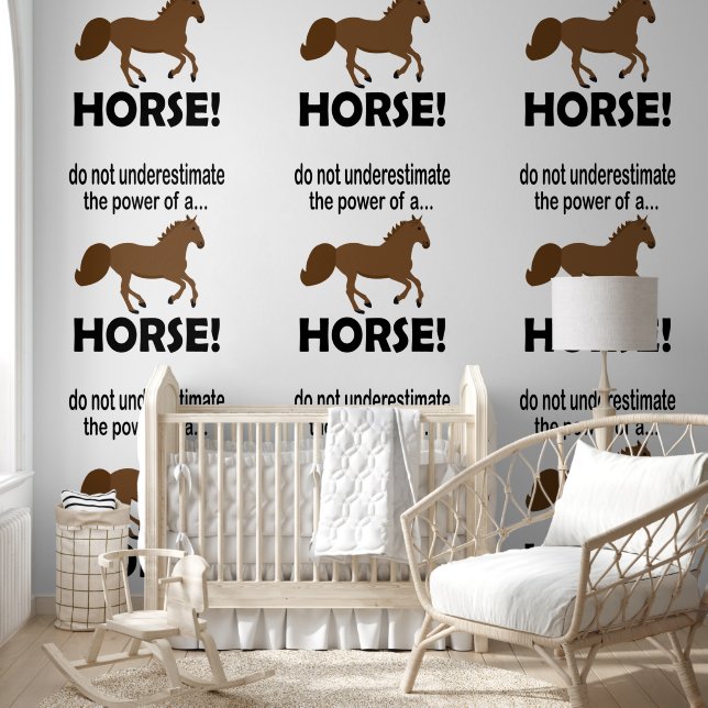 Pferdetier Niedlich Funny Horse Tapete (Kinder)