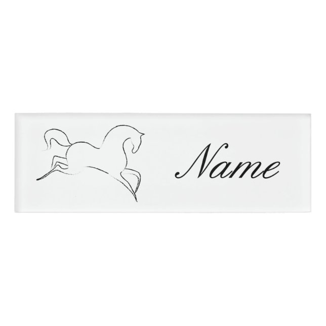 Pferdetier Thunder_Cove Namenschild (Vorderseite)