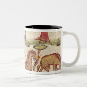 Pferdetrainer Zweifarbige Tasse