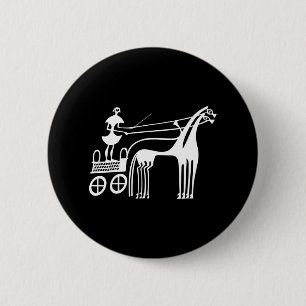 Pferdetransporter griechische Kunst Button