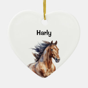 Pferdeverzierung, Geschenk für Pferde, Reitausflug Keramik Ornament