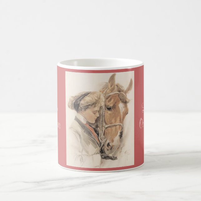 PferdeVintage Tasse (Mittel)