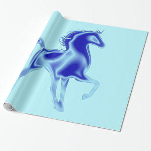 Pferdewackelpapier Geschenkpapier