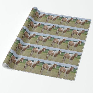 Pferdewackelpapier Geschenkpapier