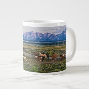 Pferdewanderung Jumbo-Tasse