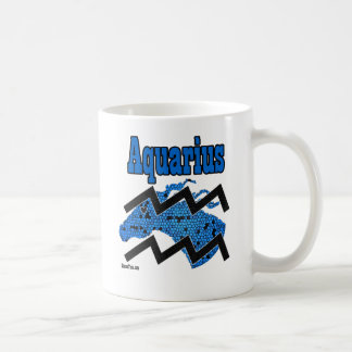 Pferdewassermann-Tierkreis-Kaffee-Tasse - Blau Kaffeetasse