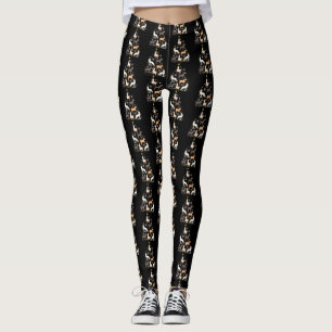 Pferdeweihnachtsbaum-niedliches Reitergeschenk Leggings