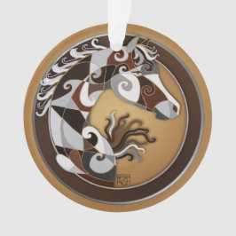 Pferdeweihnachtsbaum-Verzierung Ornament