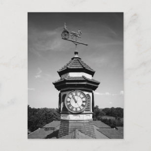 Pferdewetter- und Uhrenturm Postkarte