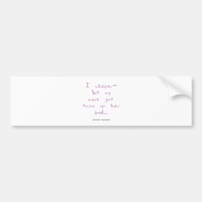 PferdeWhisperer: Stute mit IPod Autoaufkleber (Vorne)