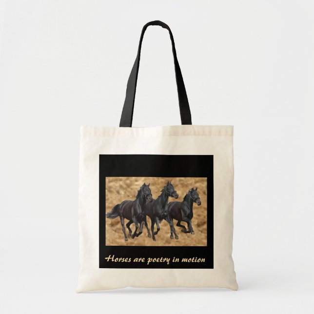 Pferdewilde Taschen-Tasche Tragetasche (Vorne)