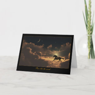 Pferdewolken Night Sky Card bei jedem Einsatz Karte