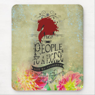 Pferdezitat - Mousepad