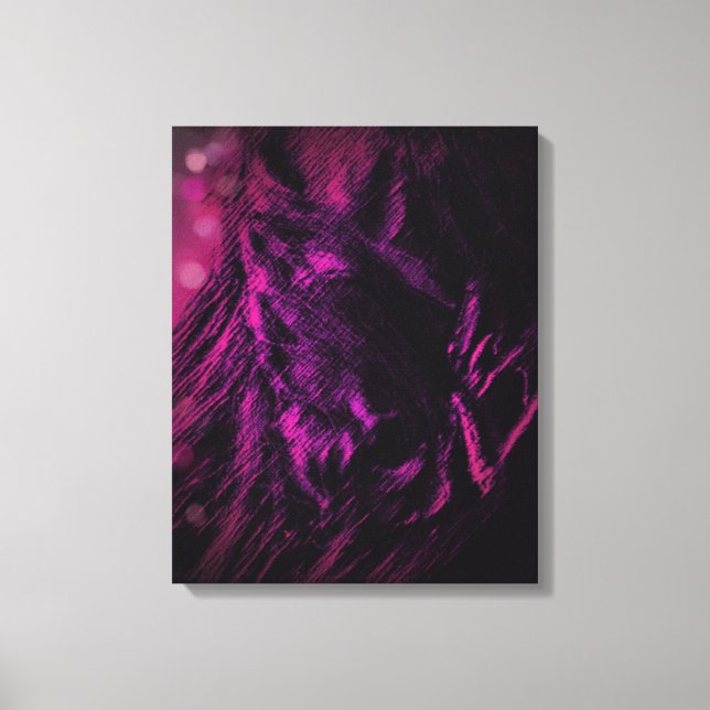 PferdOnPurple - gepanzerte Canvas Leinwanddruck (Vorderseite)