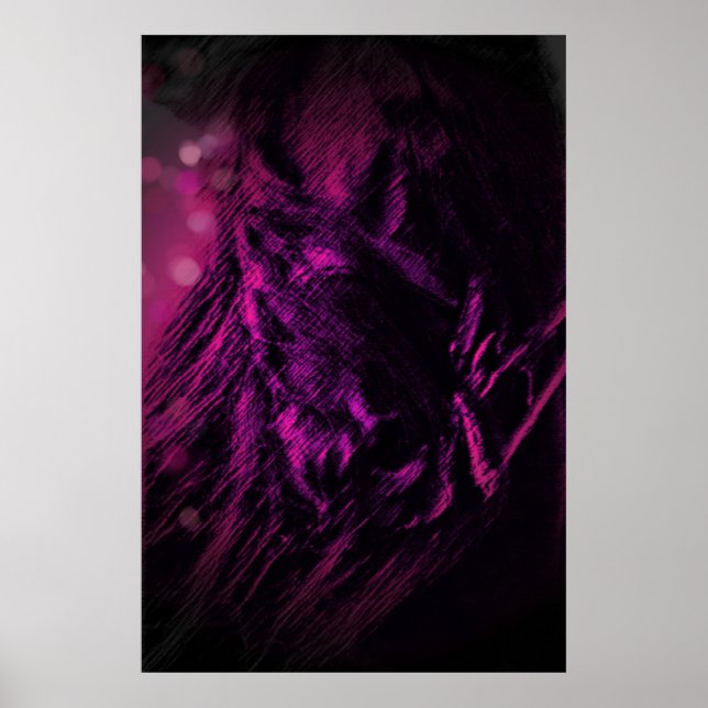 PferdOnPurple - Poster (Vorne)