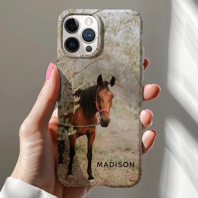 Pferdportrait Custom Equine Animal Personalisiert Case-Mate iPhone Hülle (Von Creator hochgeladen)