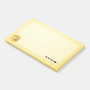 Pfiff mit lächelnden Augen Postit Notes Post-it Klebezettel