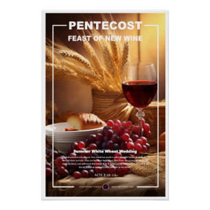 Pfingsten - Neuer Wein Poster